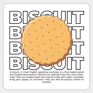 Biscuit with text Magnet